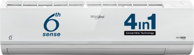Whirlpool Convertible 4-in-1 Cooling 2023 Model 1.5 Ton 5 Star Split Inverter 6th Sense Technology AC  - White(Magicool 15T 5S INV CNV S3I3AD0 (SAl18B53MCD0), Copper Condenser)