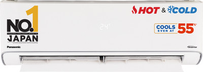 Panasonic 2025 Model 1.5 Ton 3 Star Hot and Cold Split Inverter AC  - White(CS-EZ18BKYF/CU-EZ18BKYF, Copper Condenser)