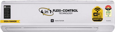 realme TechLife 2024 Model 1.5 Ton 5 Star Split Inverter Smart AC with Wi-fi Connect - White(155SIAA22BWRS, Copper Condenser) realme TechLife 2024 Model 1.5 Ton 5 Star Split Inverter Smart AC with Wi-fi Connect - White(155SIAA22BWRS, Copper Condenser)