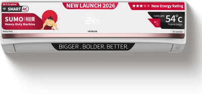 Hitachi 2026 Model 2 Ton 3 Star Split Digital Inverter with Wi-fi AC(RAS.Y324PCDISL, White)