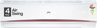 Godrej 4-Way Air Swing 2023 Model 1.5 Ton 3 Star Split with Anti-Dust Filter AC  - White(SFC 18LTC3-WWR, Copper Condenser)