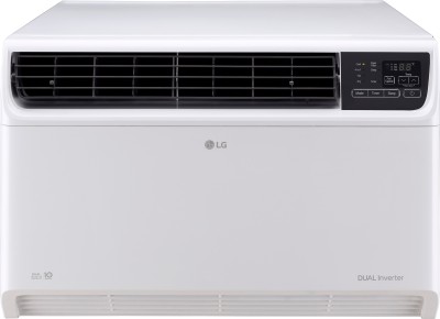LG 1.5 Ton 5 Star Window Dual Inverter AC  - White(RW-Q18WUZA, Copper Condenser)