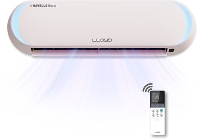 Lloyd 2025 Model 6 in 1 Expandable Stellar Art 1.5 Ton 5 Star Split Inverter Mood Lighting, In-Built Air Purifier, Direct Voice Command AC with Wi-fi Connect  - White(GLS18V5FBGST, Copper Condenser)