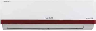 Lloyd 1.5 Ton 5 Star Split Inverter AC  - White, Red(GLS-18I5FORBW, Copper Condenser)