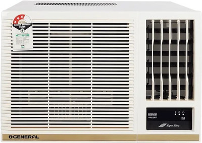 O-General 1.5 Ton 3 Star Window AC  - White, Gold(AXGB18BBAA-B, Copper Condenser)