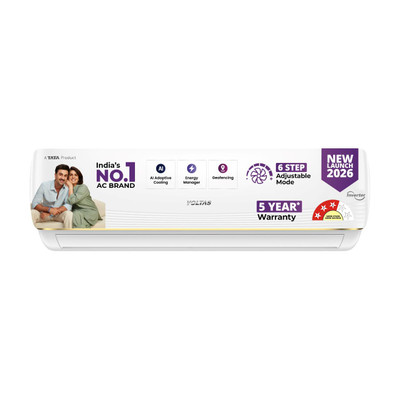 Voltas 2026 Model 1.5 Ton 3 Star Split Inverter with Wi-fi AC(183INV VERTIS AI ZEST GOLD(4504075), White)