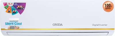 ONIDA 5-in-1 Convertible Cooling 1 Ton 3 Star Split Inverter With Deep Cleaning AC  - White(IR123PRSG, Copper Condenser)
