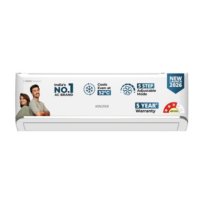 Voltas 2026 Model 1.5 Ton 3 Star Split Inverter AC(183INV CAN(4504114), White)