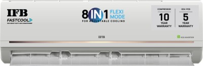 IFB FastCool Convertible 8-in-1 Cooling, 2023 Model 2 Ton 3 Star Split Inverter Smart Ready, 7 Stage Air Treatment AC  - White(CI2431G323G3, Copper Condenser)