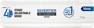 Voltas 1.5 Ton 5 Star Split Inverter AC – White (185V CAS(4503690), Copper Condenser) For Rs. 34990 @ 54 %