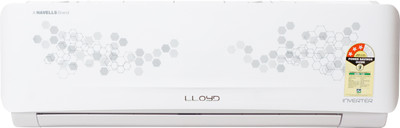 Lloyd 2024 Model 1.5 Ton 3 Star Split Inverter AC  - White(GLS18I3FWSPC, Copper Condenser)