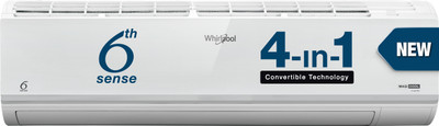 Whirlpool 6th Sense Convertible 4-in-1 Cooling 2023 Model 1.5 Ton 5 Star Split Inverter With Heavy Duty Cooling AC - White(MAGICOOL 15T 5S INV CNV S4I2AD0-I/MAGICOOL 15T 5S INV CNV S4I2AD0-O, Copper Condenser) Whirlpool 6th Sense Convertible 4-in-1 Cooling 2023 Model 1.5 Ton 5 Star Split Inverter With Heavy Duty Cooling AC - White(MAGICOOL 15T 5S INV CNV S4I2AD0-I/MAGICOOL 15T 5S INV CNV S4I2AD0-O, Copper Condenser)
