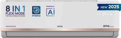 IFB 2025 Model Gold Pro Series 1 Ton 5 Star Split Inverter with Hybrid Technology, Works upto 55 DegreeC, 4-Way Swing, Higher Cooling Capacity, Self-Clean & AI AC  - Ivory White(CI145GN21RGN1, Copper Condenser)