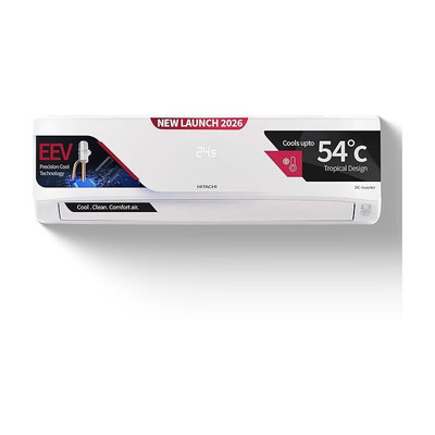 Hitachi 2026 Model 1.5 Ton 5 Star Split Inverter AC(RAS.V518PCDIBT1, White)