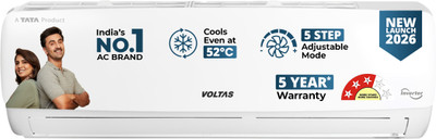 Voltas 2026 Model 2 Ton 3 Star Split Inverter AC(243INV VECTRA ELEGANT(4504077), White)