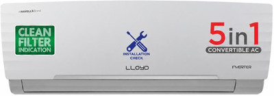 2025 Model 1.5 Ton 5 Star Split Inverter AC(GLS18I5KWGGW, White)