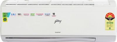 Godrej 2024 Model 1 Ton 5 Star Split Inverter AC  - White(SIC 12ITC5-WWR, Copper Condenser)