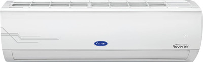 CARRIER 2023 Model HD Filteration 1.5 Ton 3 Star Split AI Flexicool Inverter With Auto Cleanser AC  - White(18K EMPERIA LXi INV R32 3S (IN)_CAI18EL3R32F0, Copper Condenser)