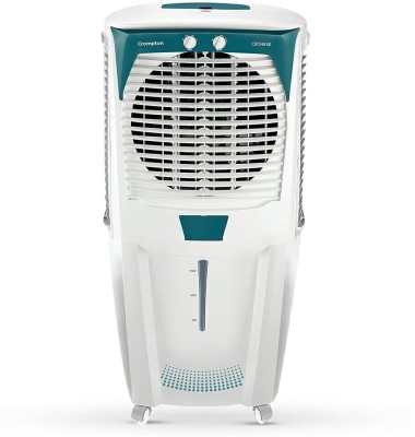 Crompton 88 L Desert Air Cooler(White, Aqua Green, Ozone 88L High Density Honeycomb, Ice Chamber, Auto Fill, 4 Way Air Deflection)