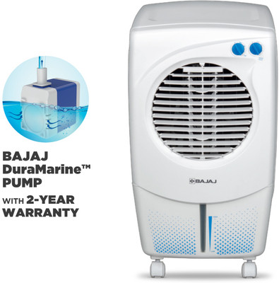 BAJAJ 24 L Room/Personal Air Cooler(White, PMH25 DLX Air Cooler)