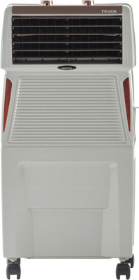 Symphony 50 L Desert Air Cooler(Grey, Brown, Touch 50 | High-Efficiency Cooling Pad | Fully Closable Louvers | 185W)
