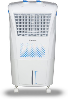 BAJAJ 23 L Room/Personal Air Cooler(White, 30 FEET POWERFUL AIR THROW, WITH TYPHOON BLOWER TECHNOLOGY)