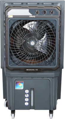 BHABURLY 140 L Desert Air Cooler(Grey and White, MEGA COOL 140 Ltr Desert Air Cooler)