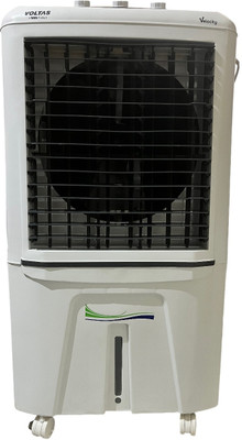 Voltas 110 L Desert Air Cooler(White & Grey, Velocity 110 L With Smart Humidity Control & Turbo Air Throw)