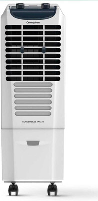Crompton 34 L Tower Air Cooler(White Na Black, SUREBREEZE 34ltr)