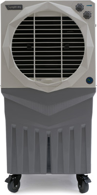 Symphony 200 L Desert Air Cooler(Dark Grey, Light Grey, Jumbo 200EX | 3-Side Honeycomb Pads | Powerful Exhaust Fan | 260W)