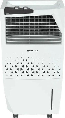 BAJAJ 36 L Tower Air Cooler(White, Shield Series Skive Nios 36 With Honeycomb Pads & DuraTuff PRO Motor-480157)