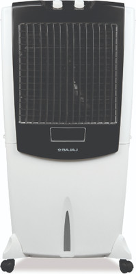 BAJAJ 115 L Desert Air Cooler(White & Black, Shield Series Mighty 115-480145)
