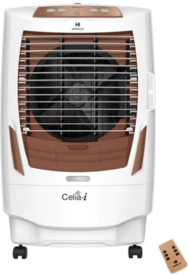 HAVELLS 55 L Desert Air Cooler(White & Brown, Celia-i)
