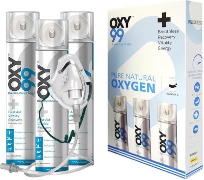 OXY99 Portable Oxygen Cylinder for Travelling 18L-P3 With Mask Portable Oxygen Can