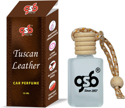 GANDHI SUGANDH BHANDAR Tuscan Leather Hanging Air Freshener Inspired From Tuscan Leather Fom Tord Car Freshener Diffuser tleathercar(10 ml)