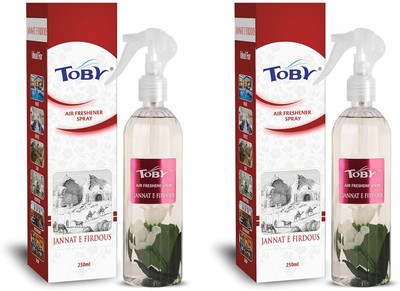 TOBY JANNAT E FIDROUS ROOM Spray JANNAT E FIDROUS AIR FRESHENER Spray (2 x 250 ml)(2 x 250 ml)