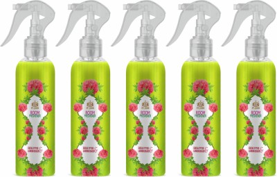 ST-JOHN Room Freshener | Long Lasting Fragrance | Eucalyptus & Lemongrass | Combo Pack of 5 Spray(5 x 250 ml)