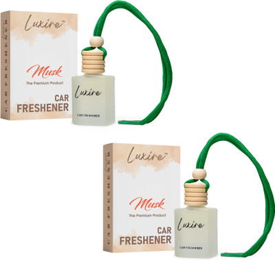 LUXIRE MUSK Car Freshener Diffuser LX-CFP2(2 x 5 ml)