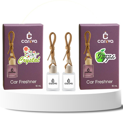 Cariiva CRYSTAL - GREEN APPLE Car Freshener Diffuser CR_02(2 x 10 ml)