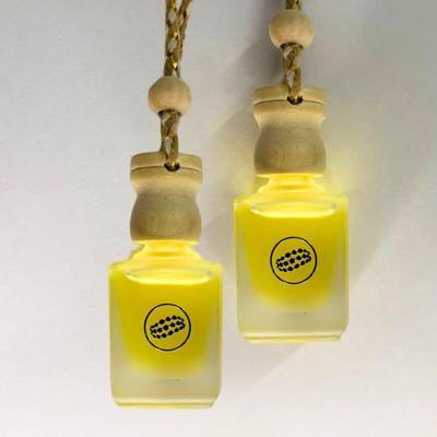 Retro Vibes Lemon Reed Car Freshener Diffuser Set Lemon Reed Diffuser Set with 7 Bamboo Sticks Natural & Long-Lasting Pack of 1(30 ml)
