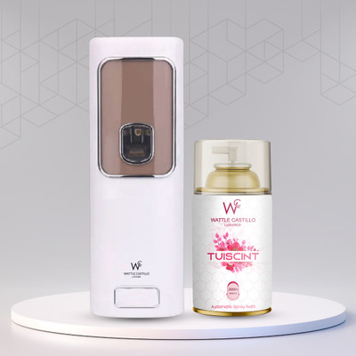 Wattle Castillo Automatic Room Air Freshener Dispenser + Tuiscint Refill 3000+ Automatic Spray WCL-265ml-Machine02-Tuiscint(265 ml)