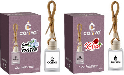Cariiva COOLWATER-ROSE Car Freshener Diffuser CR_02(2 x 10 ml)