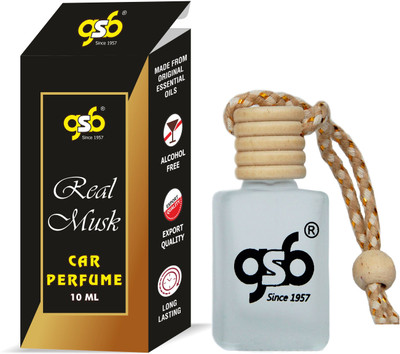 GANDHI SUGANDH BHANDAR Real Musk Hanging Air Car Freshener Diffuser realmuskcargsb(10 ml)