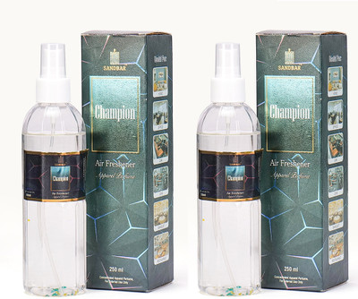 Sandbar HARD Spray CHAMPION AIR FRESHNER , 250ML EAACH , PACK OF 2(2 x 250 ml)