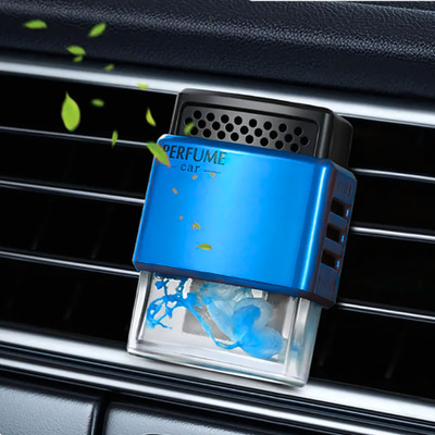Budwill ® XD-01 AC Vent Clip Car Perfume (Blue) Car Freshener Diffuser XD-01 Ac Clip Perfume(10 ml)