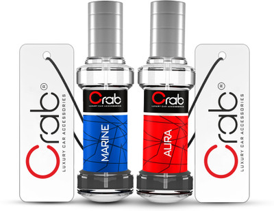 Crab Marine & Aura Scent Premium Luxury Perfume Long-Lasting Fragrance Spray Marine & Aura(2 x 30 ml)