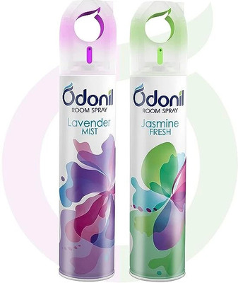 Odonil Room Spray Lavender & Jasmine Air Freshener Fragrance for Home & Office-2pk Spray Room Spray Lavender & Jasmine Air Freshener Fragrance for Home & Office-2pk(2 x 220 ml)