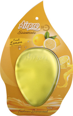 Airpro Fresh Lemon Car Freshener Diffuser Hanging Gel Car Perfume/Air Freshner(9 ml)