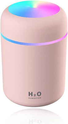 Triangle Ant ™Portable H2O Humidifier Night Light Quiet Auto Shut Off Car Freshener Diffuser Humidifier for Car, Office Room, Bedroom etc,2 Adjustable Mist Modes(1 Units)