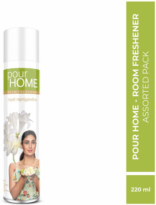POUR HOME Room Freshener Royal Rajni Gandha 270 Ml Spray Room Freshener Royal(220 ml)